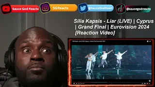 Silia Kapsis - Liar (LIVE) | Cyprus 🇨🇾 | Grand Final | Eurovision 2024| REACTION