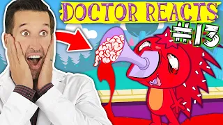 ER Doctor REACTS to Happy Tree Friends Injuries #13