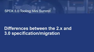 Differences between the 2.x and 3.0 specification/migration