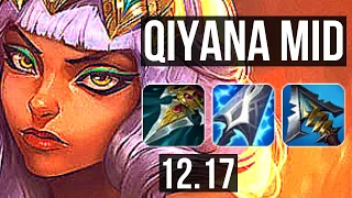 QIYANA vs RIVEN (MID) | 15/2/14, 65% winrate, Legendary | EUW Master | 12.17