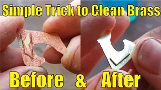 Simple Trick to Clean Brass After Soldering