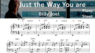 Just the Way You Are / Piano  Sheet Music / Billy Joel/ by SangHeart Play