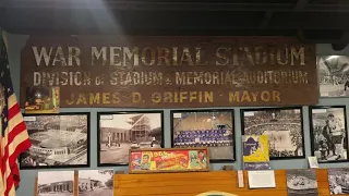 Buffalo Sports Museum - “In the Vault” - War Memorial Stadium Sign - Episode 15