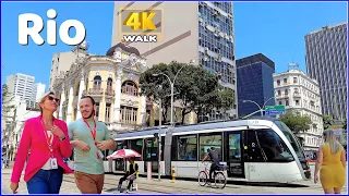 【4K】WALK 🇧🇷 Downtoun -  Rio de Janeiro  - BRAZIL 2023 Travel