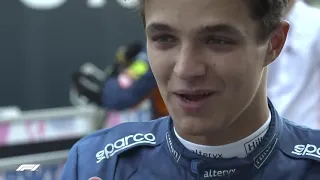 Formula 1 Lando Norris Post race F1 Interview 2021 Monza Italian Grand Prix