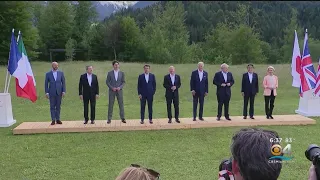 President Joe Biden joined by other politicians and world leaders at G7 Summit in Germany