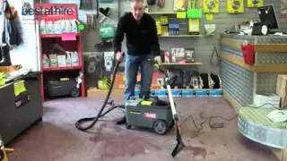 How to use the Karcher Puzzi Carpet Cleaner