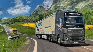 A Scenic journey through narrow countryside roads of Switzerland | #ets2  1.49