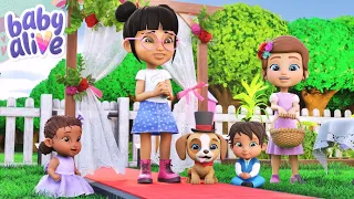 The Babies Have A Wedding 👰‍♀️ Baby Alive Official 🍼 Family Kids Cartoons