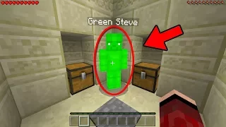 HOW TO FIND GREEN STEVE IN MINECRAFT! (Scary Minecraft Video)