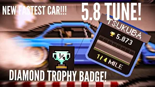 1/4 MILLE TUNE! (5.8s) (Diamond trophy badge) - Pixel Car Racer