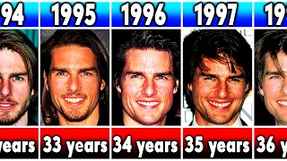 Tom Cruise from 1985 to 2023