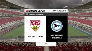 FIFA 23 | VFB Stuttgart vs DSC Arminia Bielefeld - Mercedes-Benz Arena | Gameplay