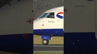 British Airways Dornier Departing Manchester Airport