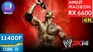 RPCS3 - WWE 2K14  4K - RX 6600 + i5 11400F