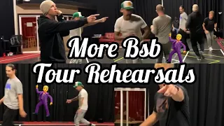 More Bsb Tour Rehearsals