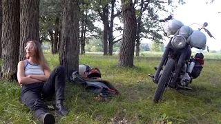 30 Day Motorcycle Road Trip Series: (Ep 4) Camping Among the Oaks in North Dakota