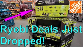 New Ryobi Days 🔥 Deals Just Dropped Shopping @ Home Depot