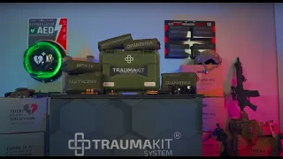 TRAUMA KIT - Apteczka Modułowa w kolorze zielonym