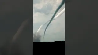 Twin Tornadoes! Today Benkelman NE Tornado 1 Year Anniversary #shorts