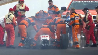 Accidente de Sebastien Bourdais en la clasificación 1 para Indy 500 2017