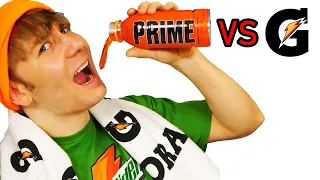 Gatorade fanboy DRINKS PRIME - Gatorade VS Prime