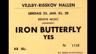 Iron Butterfly AUDIO 23rd January 1971, Vejlby-Risskov Hallen, Aarhus, Denmark + after-show club gig