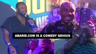 Abarie.com is a Comedy Genius 😂😂😂| Ogbuefi live in Eko-hotel (Onitsha to Lagos)