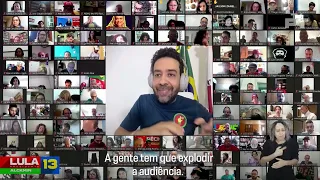 André Janones no Encontro do presidente Lula com Comunicadores