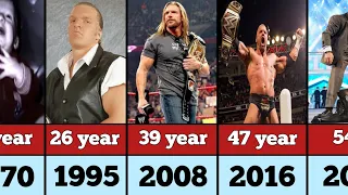 WWE Triple H transformation from 1 to 54 year old |