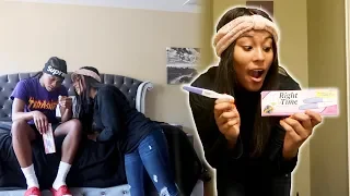 I'M PREGNANT PRANK ON GIRLFRIEND!!!