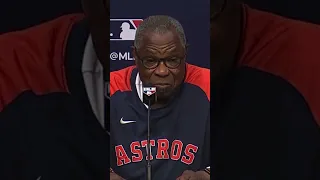 Astros Dusty Baker says Texas Rangers “beat the hell out of me” in ALCS game 7 #mlb #houston #alcs