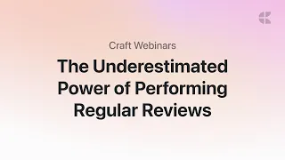 The underestimated power of performing weekly (& quarterly) reviews