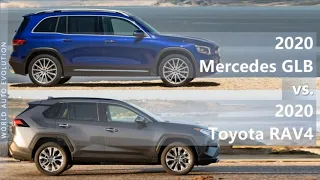 2020 Mercedes GLB vs 2020 Toyota RAV4 (technical comparison)