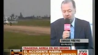 C5N -- TRAGEDIA AEREA EN RIO NEGRO [HABLA ENRIQUE PIÑEYRO] (2)