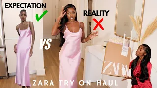 SPRING ZARA TRY ON HAUL | Expectation vs. Reality