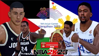 Jordan VS Gilas Pilipinas l Preview 2K Gameplay for 19th Asian Games l NBA 2K23 PC Gameplay