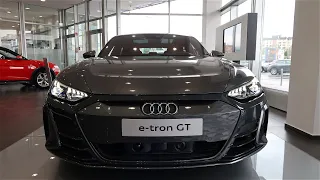 New Audi e-tron GT Laser Signature Headlights Animation when unlocking the car