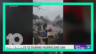 Florida man rescues 12 people by boat during Hurricane Ian