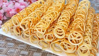 These PANCAKES Kids love it! Sweet, Crispy Openwork Pancakes in the form of tubules. Simple Recipe