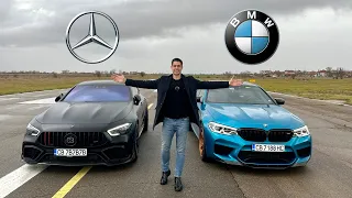 DRAG RACE! Brabus GT700  vs BMW M5 Competition