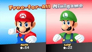 Mario Party 10 - Mario vs Luigi - All Boards (2 Player)
