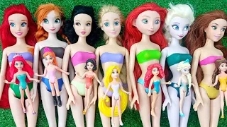 Disney Princess Doll Makeover ~ DIY Miniature Ideas for Barbie - Wig, Dress, Faceup, and More! DIY