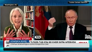 Інтерв'ю путіна Карлсону: реакція західних політиків