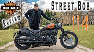 Street Bob 114 Review. Is the NEW 2021 Harley-Davidson softail THE COOLEST motorbike on the street?