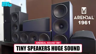 BEST Small Room Speakers! Arendal Sound 1961 Home Theater Speakers Review