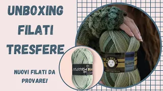 Unboxing Filati Tresfere, new autumn winter yarns