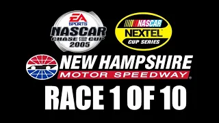 NASCAR 2005 | PS2 | Chase For The Cup | 100% RACE LENGTH | Race 1 of 10 | New Hampshire