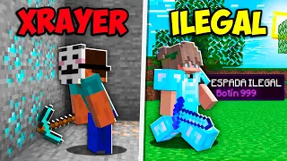 INVESTIGANDO HACKERS y USUARIOS ILEGALES en MINECRAFT