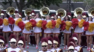 USC Band Pep Rally Embarcadero Plaza San Francisco California 2022